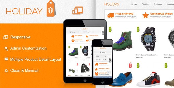 HOLIDAY Premium Business Magento Theme