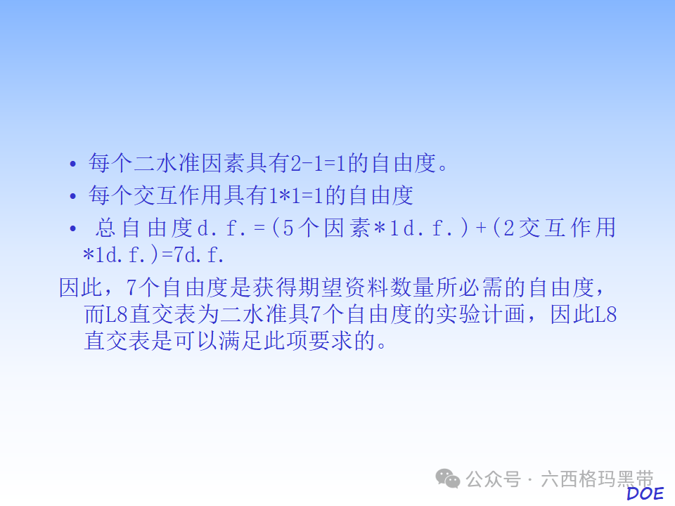 DOE-实验设计及实例操作 DOE-实验设计及实例操作