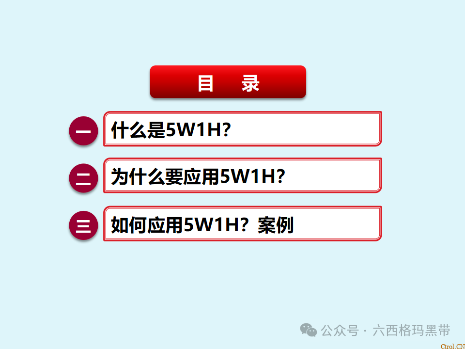 5W1H培训 5W1H培训