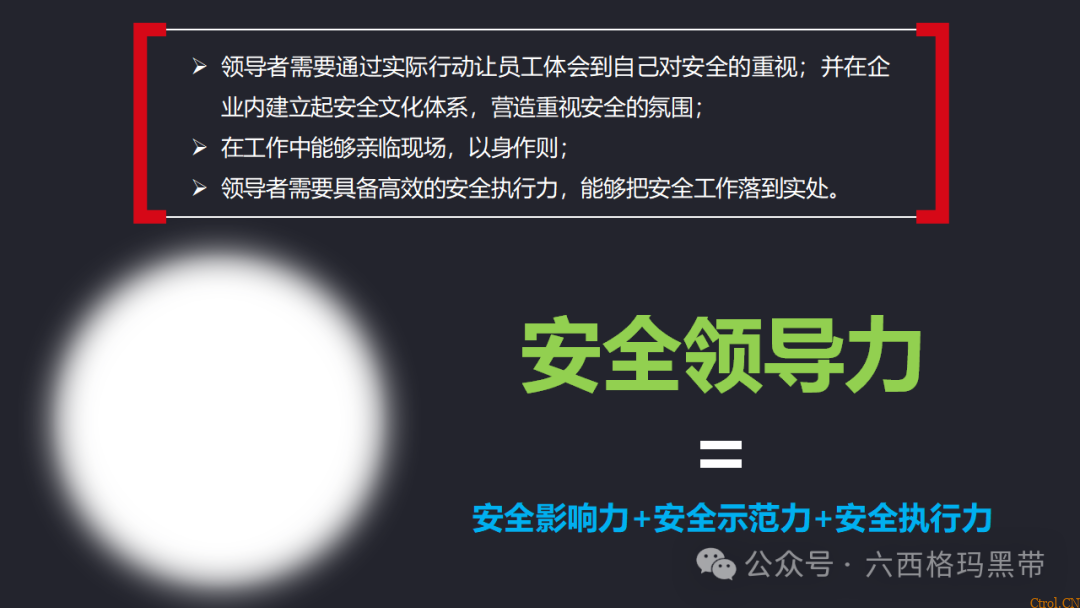 安全领导力与执行力提升 安全领导力与执行力提升