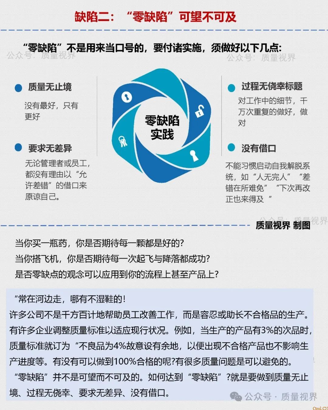 质量意识的五个陷阱 质量意识的五个陷阱