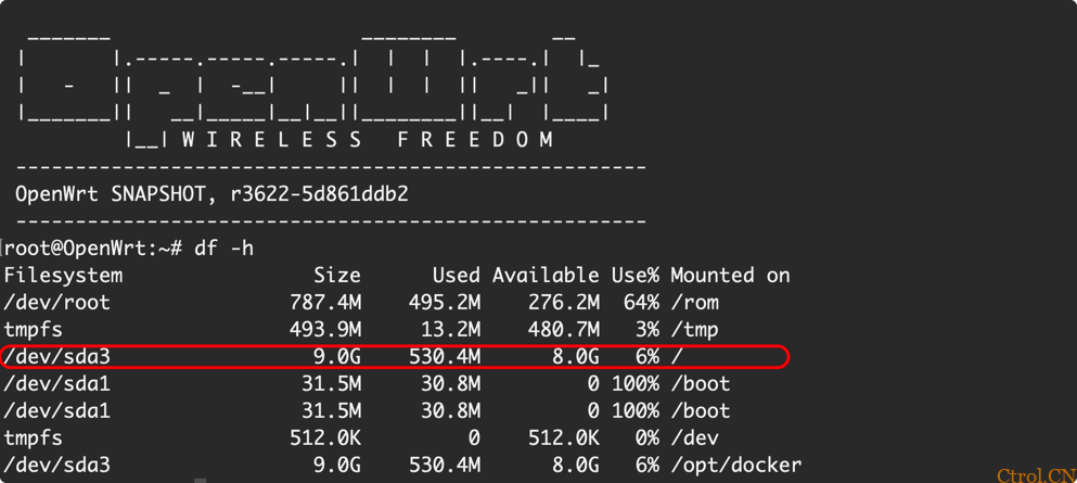 OpenWrt 存储空间扩容的两种方案 OpenWrt 存储空间扩容的两种方案